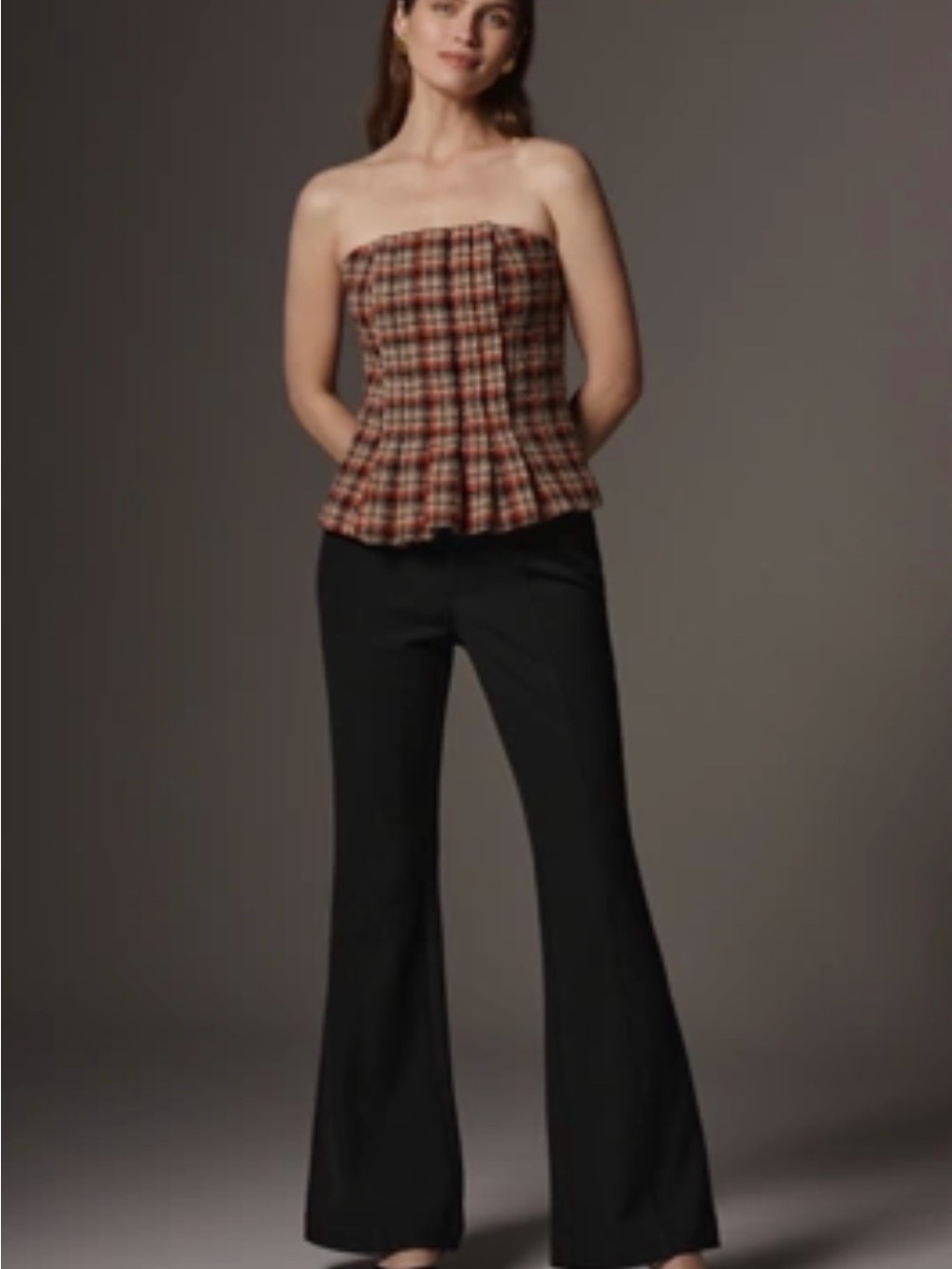 Anthropologie
MAEVE OFF DUTY MID-RISE FLARE PANTS